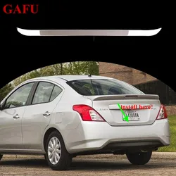 Car Sticker for Nissan Versa 2012-2015 2021 2020 2017 Stainless Steel Back Door Tailgate Trim Auto Accessories