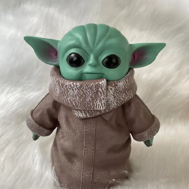 5pcs/set Baby Yoda Grogu Action luminescence Figure Toys 5-15cm Yoda Baby Action Toys Star Wars Figuras Hot Kids Toys Xmas Gifts