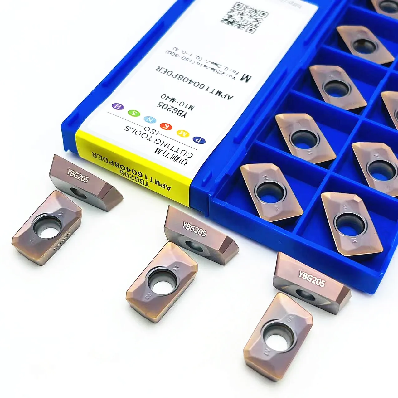 

100% original APMT1135PDR YBG205 APMT160408PDER YBG205 carbide inserts APMT1604 APMT1135