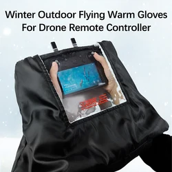 Warm Gloves Winter Waterproof Anti-wind Remote Controller Sleeve For DJI Mavic 3/2/Air 2/2S/Mini SE Outdoor Flight Accessories