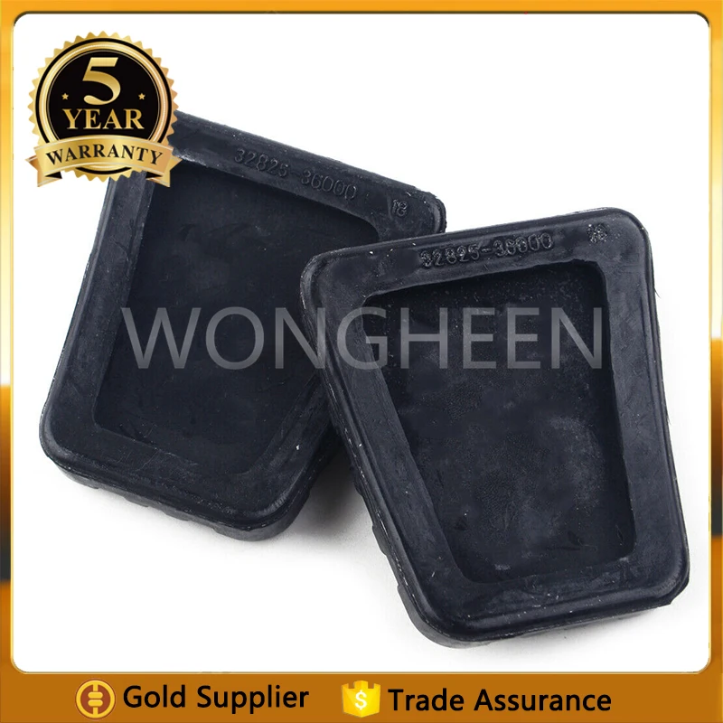 2PCS Brake Clutch Pedal Cover Pad 32825-36000 3282536000 For Kia Rio Optima For Hyundai Manual ACCENT Sonata SantaFe I20 I30 40