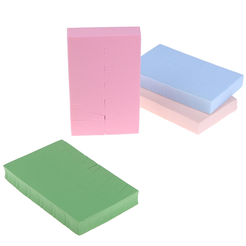 24pcs Hot Sale Makeup Foundation Triangle Sponge Face Cosmetic Puff Cosmetic Sponge Tools
