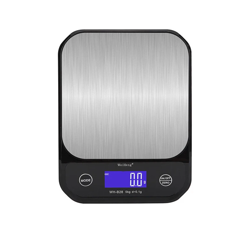 Electronic Scale 10kg 1g  USB Recharging Waterproof 5kg 0.1g Food Kitchen Scale Touch Screen Digital Weighting with LCD Screen