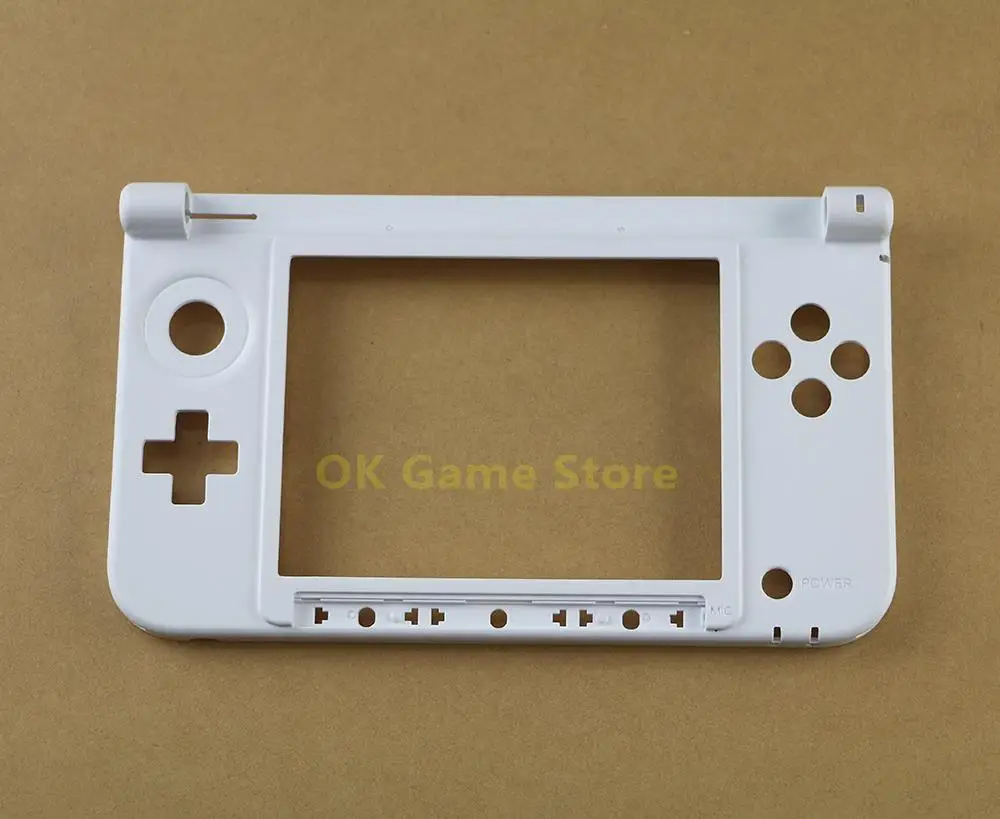 إطار بلاستيكي متوسط بديل لـ 3DS XL و 3DS ، غلاف لـ 3 DDSL و 3 DDSL ، غطاء ، أسود وأبيض ، 1 * لكل لوت