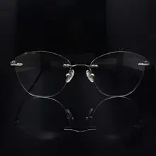 Titanium Rimless Glasses for Women #4