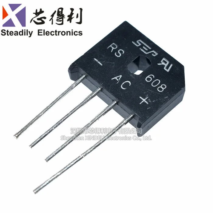 10 개/몫 RS407 507 608 808 bian qiao 4A700V 정류기 브리지 정류기 Sep Hy 브리지 정류기