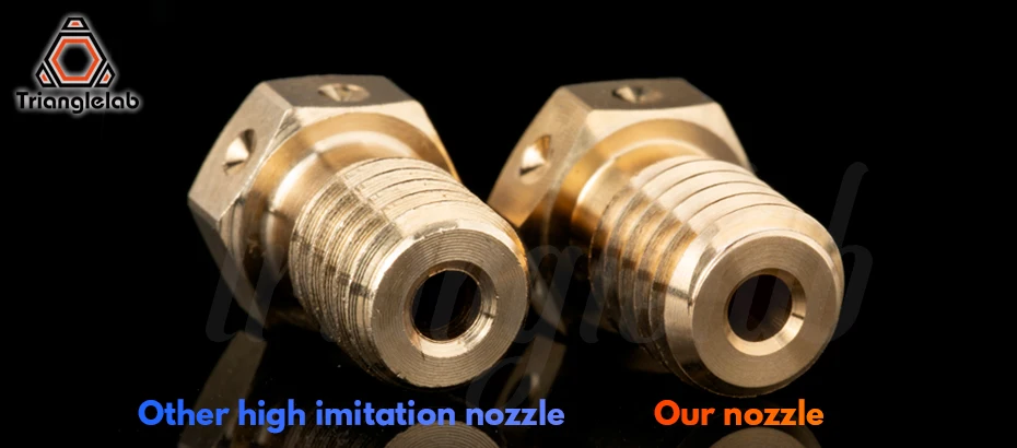 Trianglelab ® V6 Gold HeatSink V6 Hotend 12V/24V Remote Bowen J-Kopf und Lüfterhalterung für HOTEND für PT100 Extruder – Detail 6
