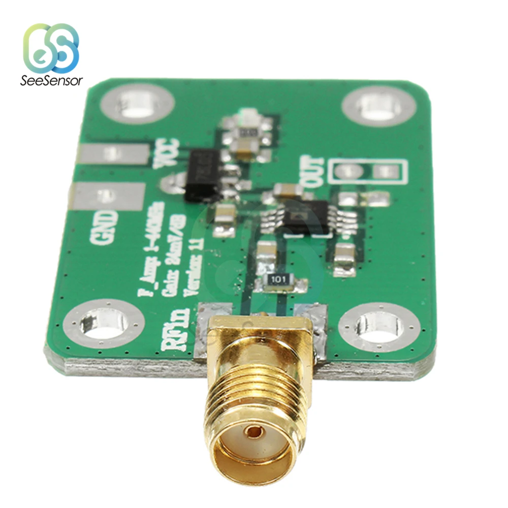 0.1-440 MHz AD8310 High Speed High Frequency RF logarithmic Detector Power Meter Module for Amplifier RSSI Pulse Detection