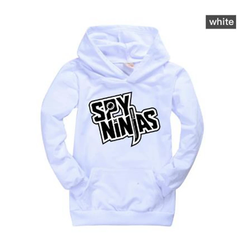 Nieuwe Kinderkleding Meisjes 2-16 Tiener T-shirt SPY NINJA Trui Jongens Capuchon Baby Roze Shirt Kostuums voor kinderen