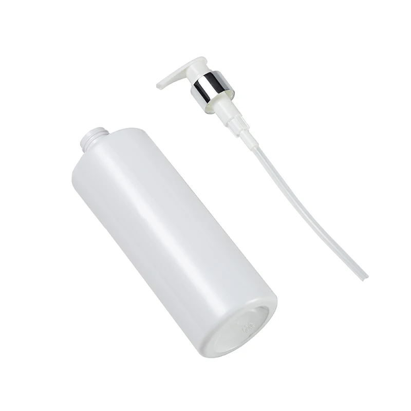 4pcs Press Pump Bottle White/Black Empty Soap Dispenser Lotion Massage Oil Shampoo Cream Dispenser Bathroom Bottle 500ml