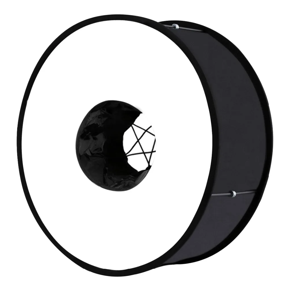 Ring Softbox Speedlight 45cm Round Style Flash Light Shoot Soft box Foldable Soft Flash Light Diffuser Cameras