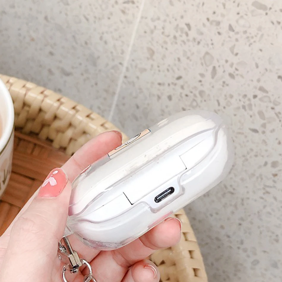 لسامسونج غالاكسي براعم سماعات لاسلكية قضية الكرتون غطاء شفاف ل غالاكسي براعم زائد + قضية مكافحة سقوط حماية