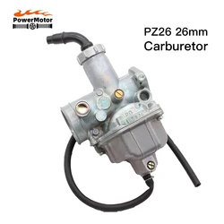Pitbike 125CC PZ26 Carburetor CG125 For Honda Keihin 26mm CB125 TRX250 TRX 250EX XR100 XR200 Enduro Motorcycle Carburetors