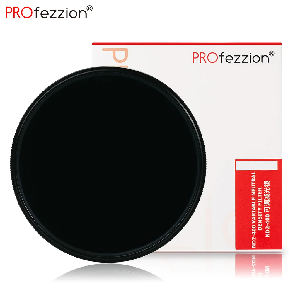 Acessórios de fotografia de filtro de densidade neutra 67mm 77mm 82mm para canon nikon filtro de ND2-400 nd variável de 16 camadas nano revestimentos