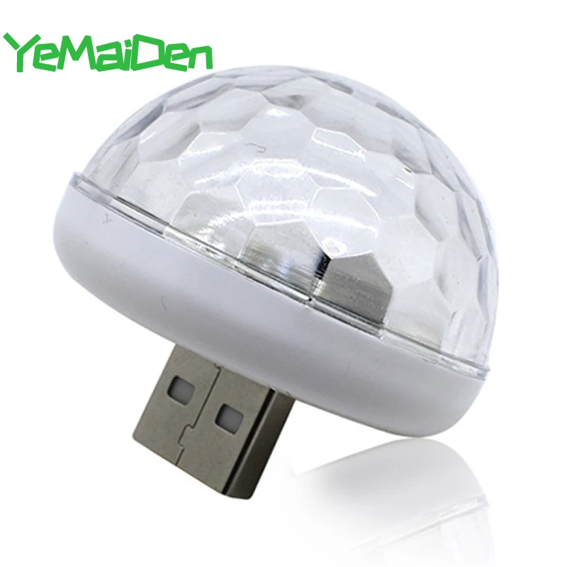 Mini small LED RGB Atmosphere Light Colorful Music Sound Decorative Lamp for Party Club DJ RGB Ambient Light ball