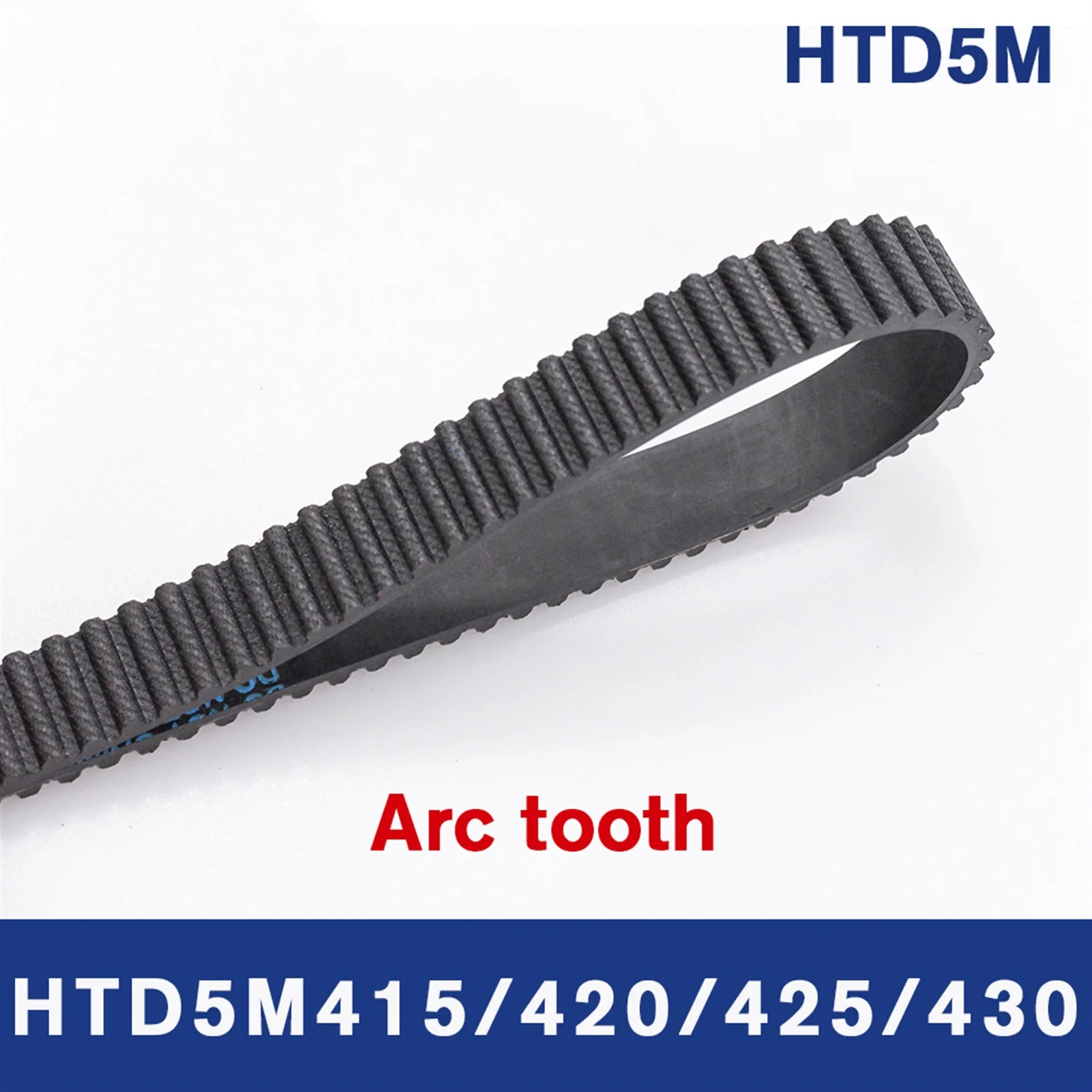 HTD 5M Timing Belt, 415/420/425/430mm Length, 10/15/20/25mm Width, 5mm Pitch, Rubber Pulley Belt, Teeth 83/ 84/85/86,