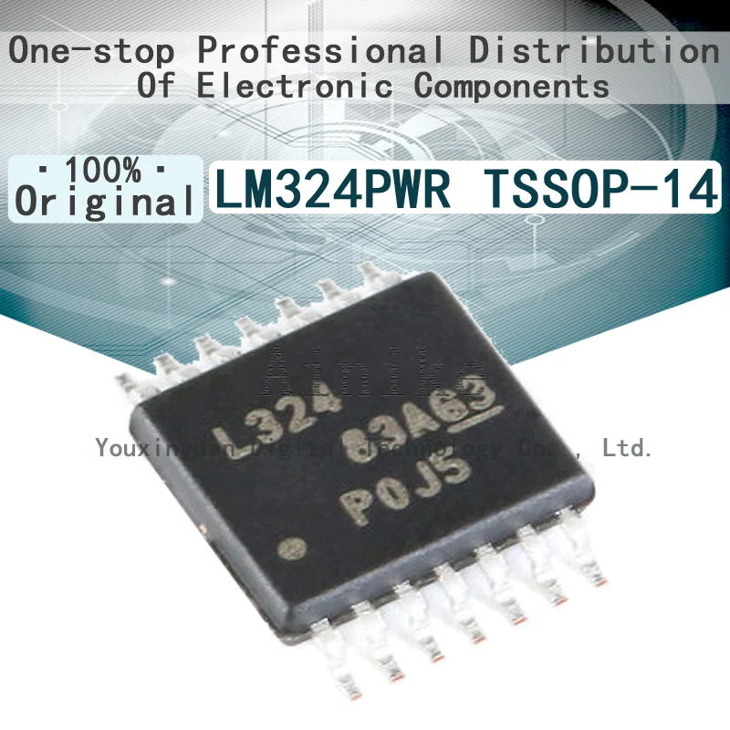 

10/шт. Новый оригинальный LM324PWR LM324PW L324 TSSOP-14 рабочий усилитель IC Chip