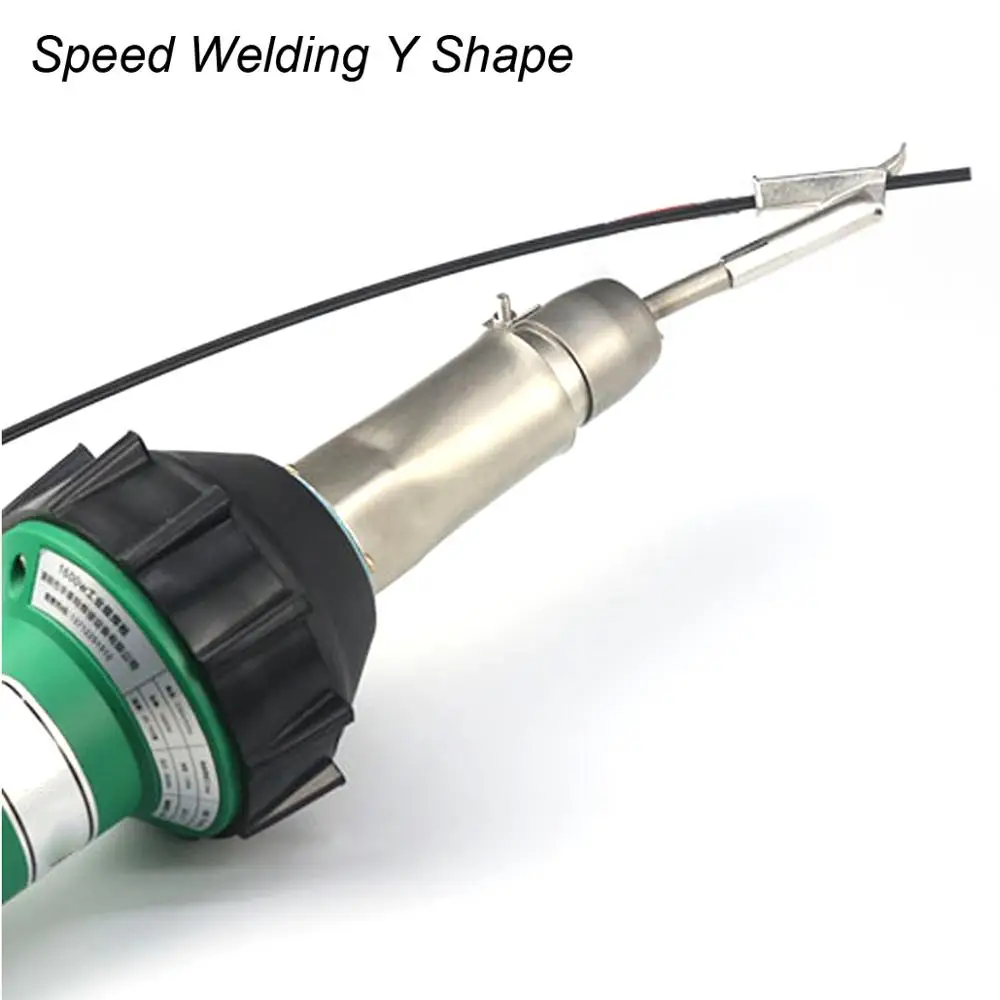 Круглый Y-образная насадка для горячего пистолета, пластиковый скоростной сварочный наконечник, виниловый сварщик, набор инструментов для пайки,