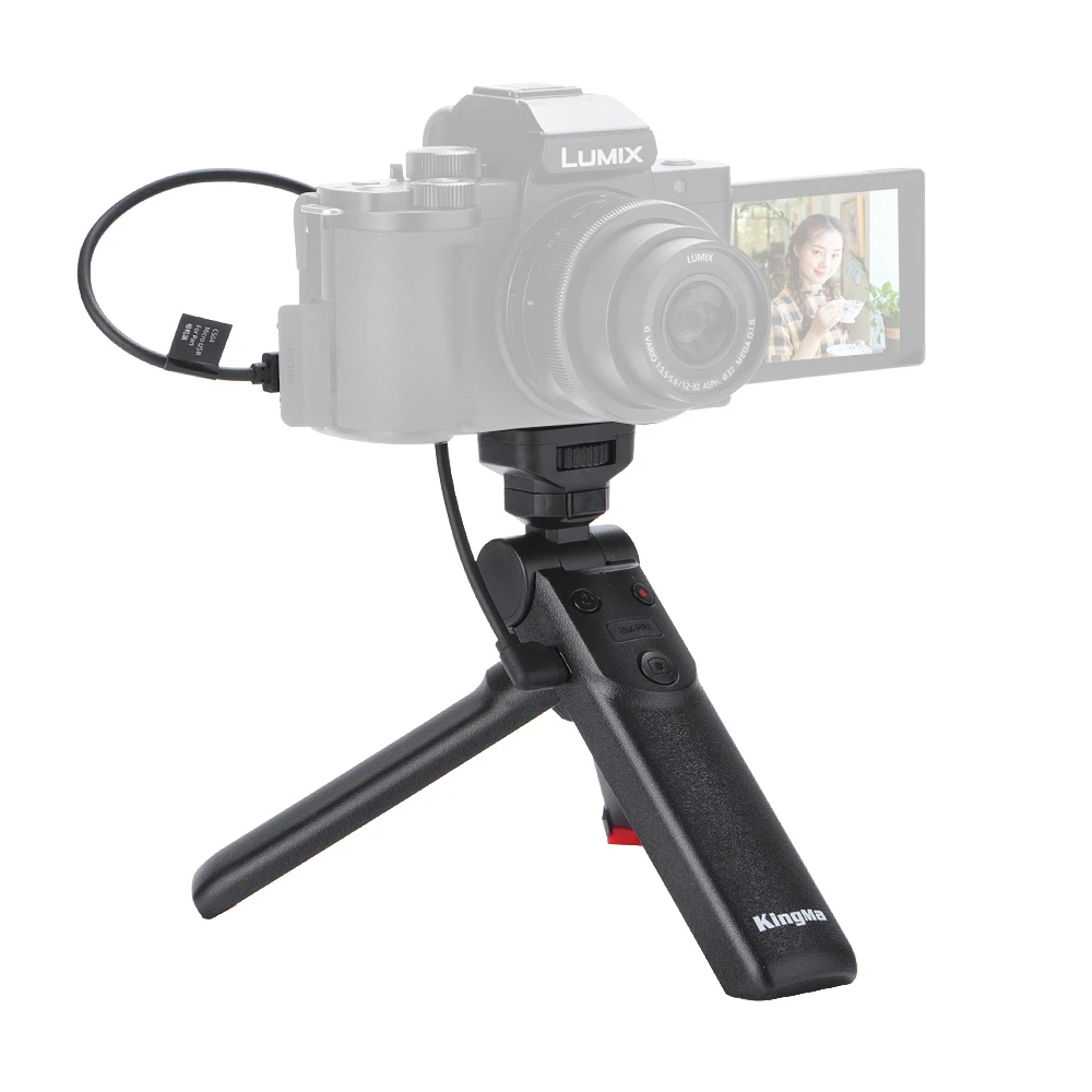 ​Multi-function Remote Control Camera Grip Handheld Selfie Tripod For PanasonicDC-G100/G110/GH5/GH5S/G9/G90/G91/G95  DMC-G80/G81