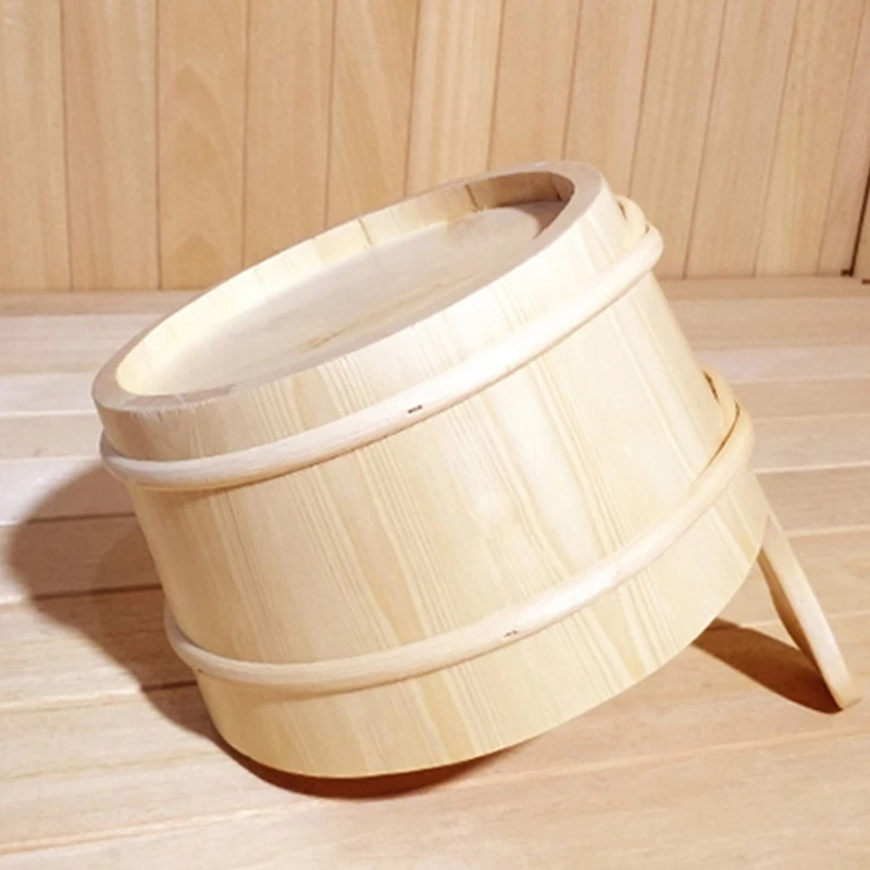 Sauna Bucket with ladle Sauna Accessories, Sauna Bucket,Ladle, Plastic Liner