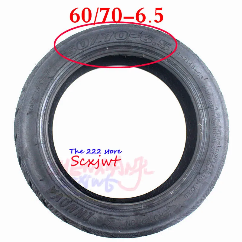 60/70-6.5 Tubeless Tire for Segway Ninebot Max G30 Electric Scooter 10 Inch  Front or Rear Tyre Wheel Parts