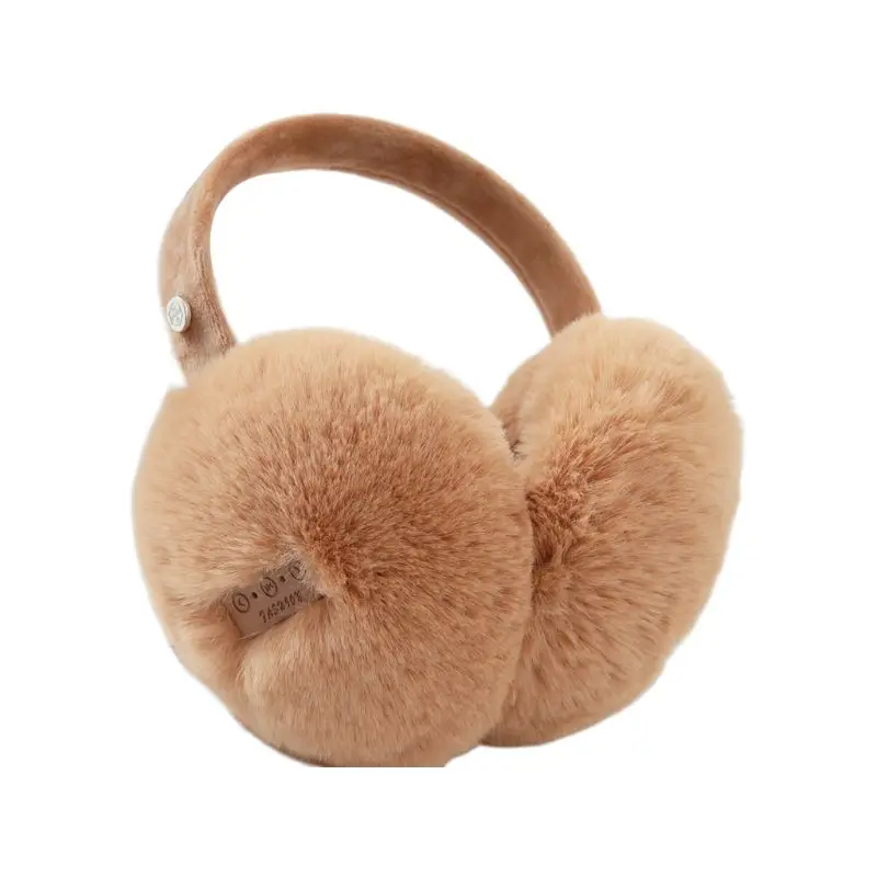 2024 New Unisex Winter Warm Bluetooth Earmuffs Wireless Plush Earphone Music Ear Warmers