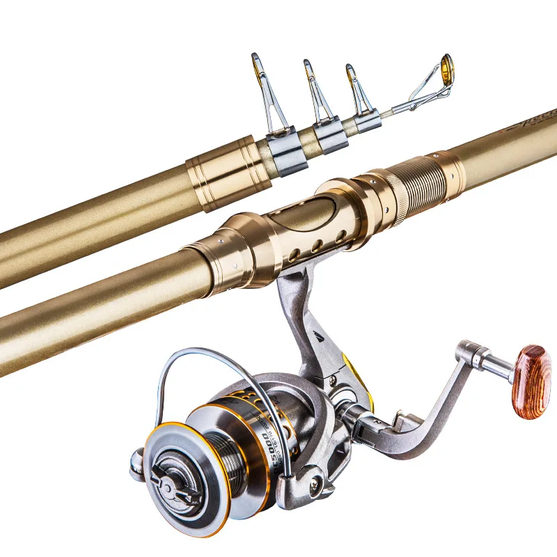 

Telescopic Peche Rock Fishing Rod Spinning Fly Carp Feeder FRP Vara De Pesca 3.6M 3.0M 2.7M 2.4M 2.1M Mini Travel Olta Reel Seat