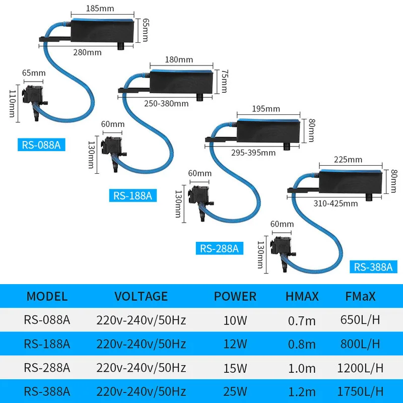 3 In 1 Boxes Aquarium External Boxes Filters Trickle Rain Drop Upper Fish Tank Water System Filter Accessories Tools