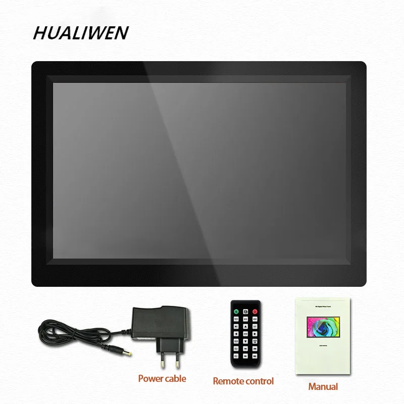 32 Inch HD Digital Photo Frame 1024x600 HD Ultra-Thin LED Electronic Photo Album LCD Photo Frame