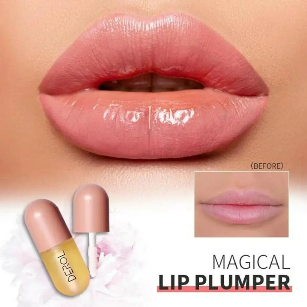 5Ml Instant Volumising Lippen Voller Repareren Verminderen Lip Fijne Lijnen Masker Langdurige Moisturizer Care Lip Olie Sexy Mollige serum