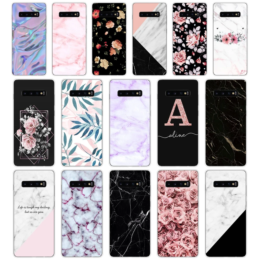 156FG Granite Scrub Marble Stone Soft Silicone Tpu Cover Case for Samsung Galaxy A01 A10 M11 M21 S10 S20 J1 2016 Plus case