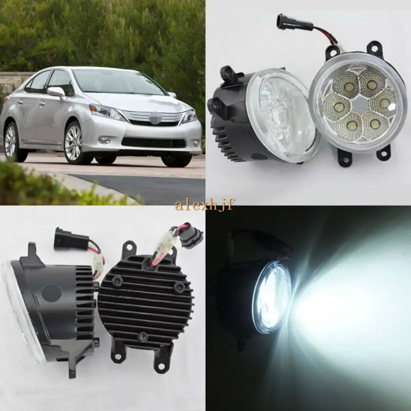 

July King 18W 6500K 6LEDs LED Daytime Running Lights LED Fog Lamp Case for Lexus HS250h 2010-2013, over 1260LM/pc