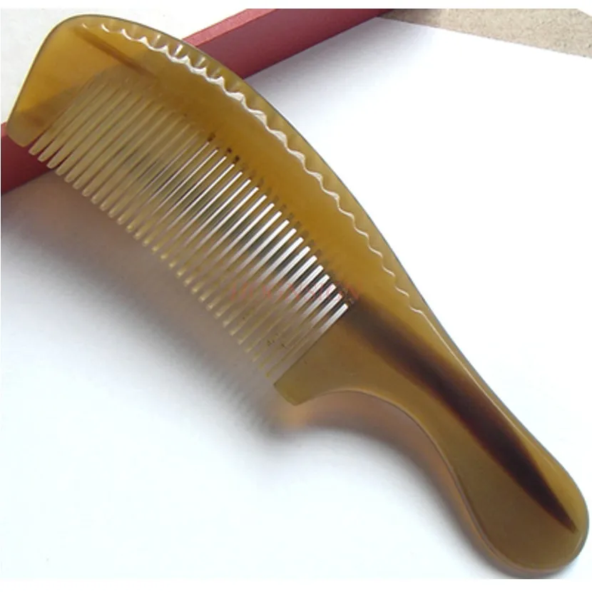 women comb Horn Combs Authentic Large Natural White Buffalo Comb Hairbrush Hairdressing Supplies For Women Female Gift Anti