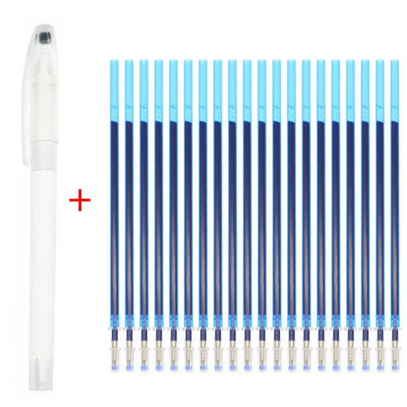 20pc/pack of Cross Stitch Water-soluble Refill Mark Disappears In Water Thick Head Mark Special Frame Point Refill Consumables