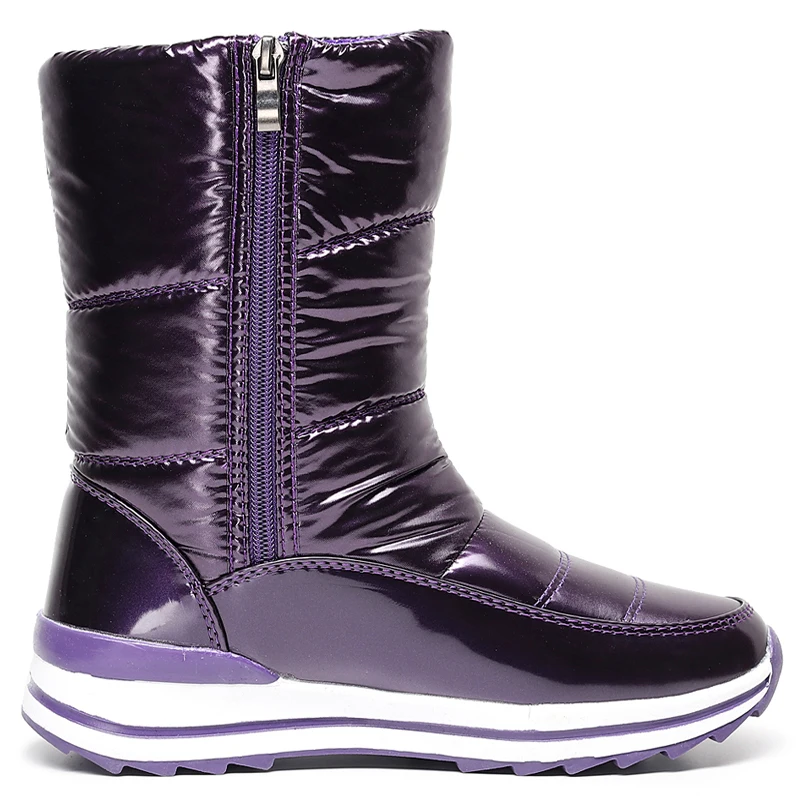 winter Women\'s warm snow boots flat waterproof 2022 waterproof thick fur winter shoes slip-resistant Female Botas Mujer Botas