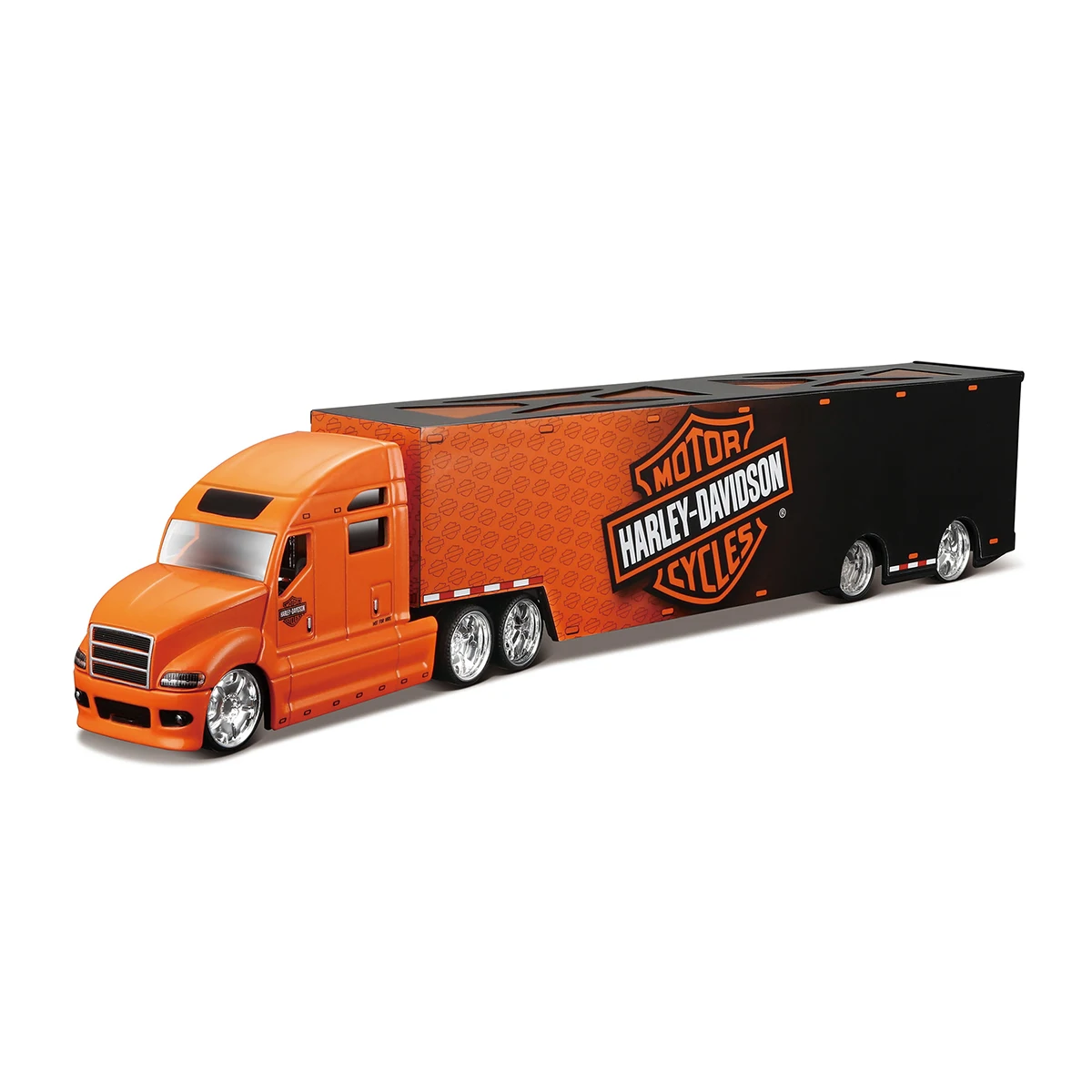 Maisto 1:64 Harley-Davidson Orange Black Haulers Static Die Cast Vehicles Collectible Hobbies  Model Car Toys