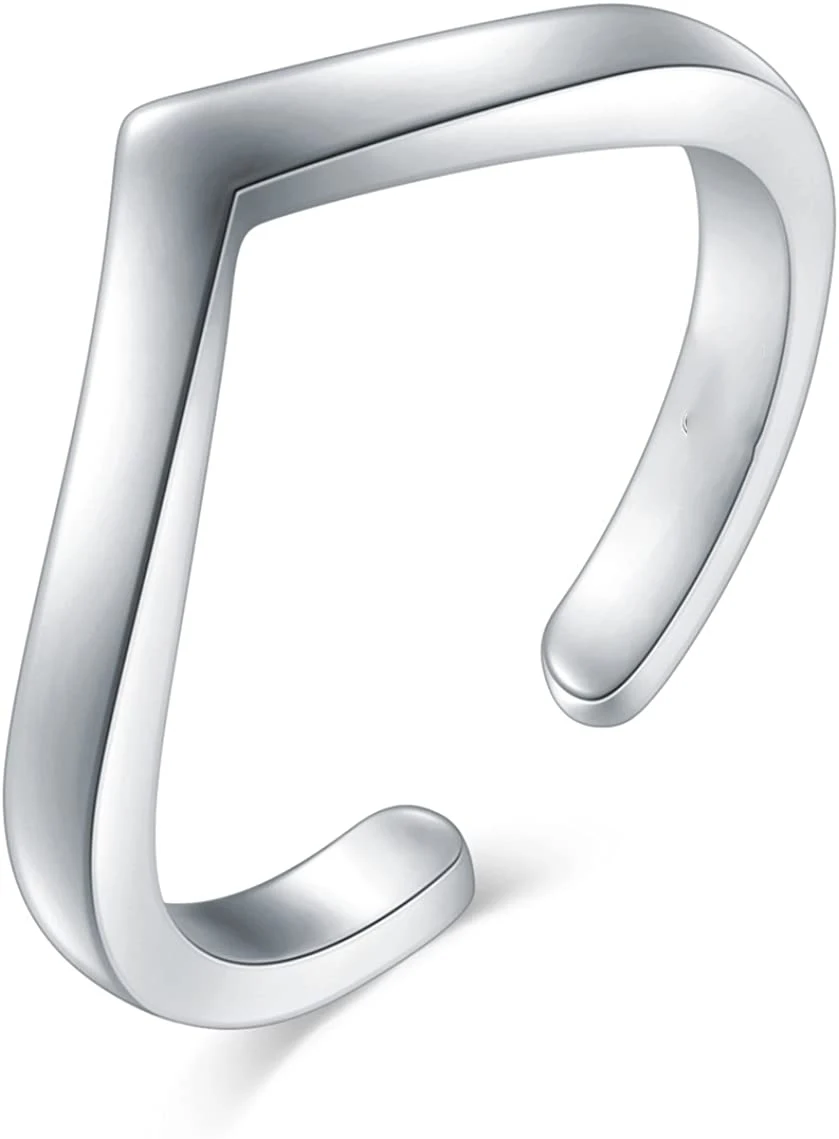 

Chevron Wave Hawaiian Adjustable Band Ring Toe Rings for Women Girl Cute Body Jewelry Summer Beach Foot Jewelry