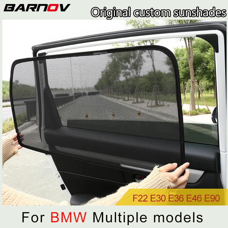 Car Special Magnetic Curtain Window SunShades Mesh Shade Blind Original Custom For BMW 3 Series E30 E36 E46 E90