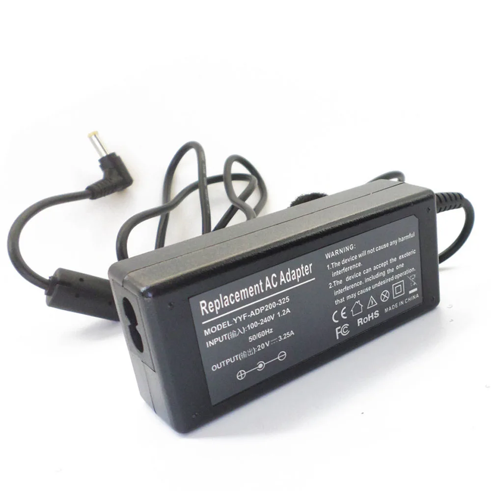 20V 65W AC Adapter Battery Charger Power Supply Cord For Lenovo 3000 IdeaPad V550 V560 V570 Z360 Z370 Z370A Z370G Z380 Notebook