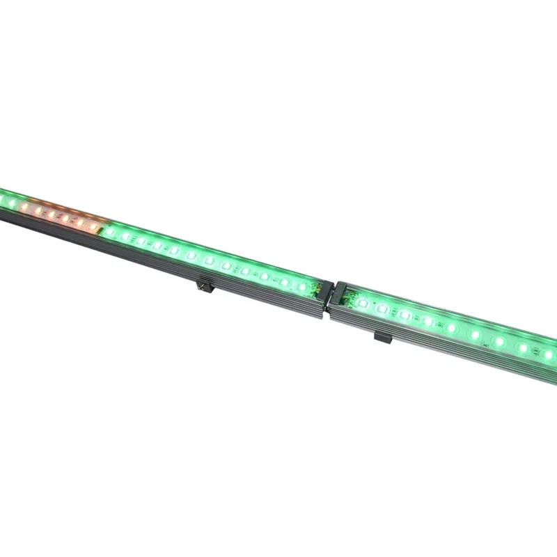 12W LED Wall Washer Outdoor Waterproof Light Strip RGB External Control Dmx512 DC24V Line Lamp For Building Landscape