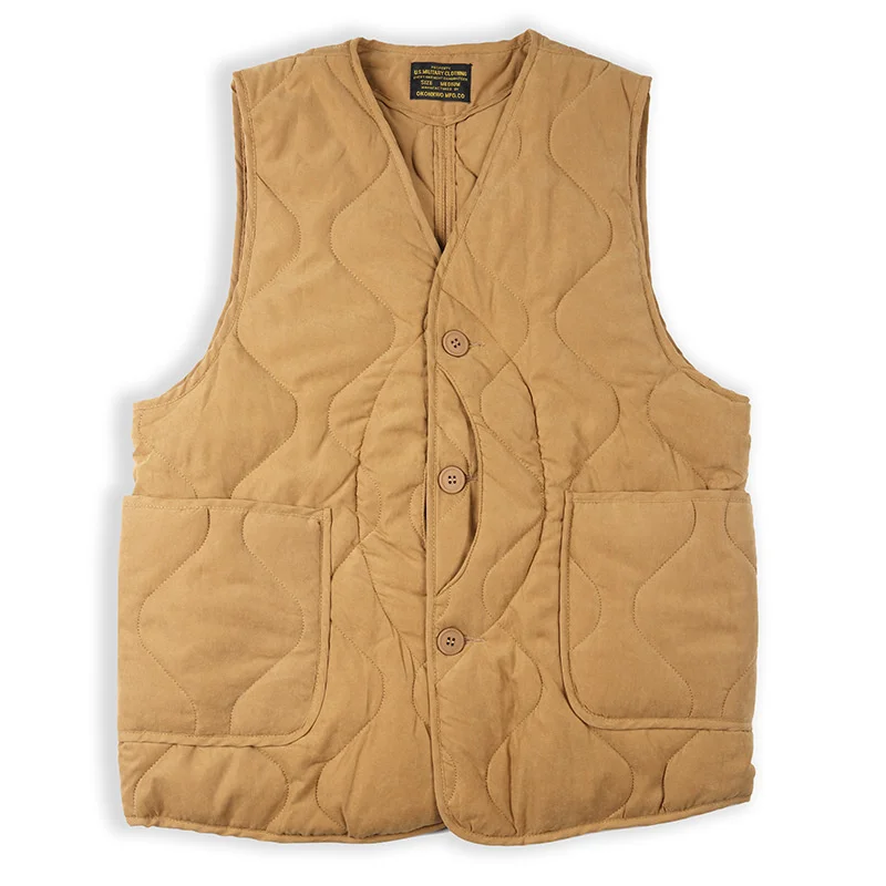 Okonkwo New Multi Bag Quilted Inner Vest AMEKAJI Crescent Plus Cotton Hunting Waistcoat Outdoor Trekking Hiking Combat Clothes