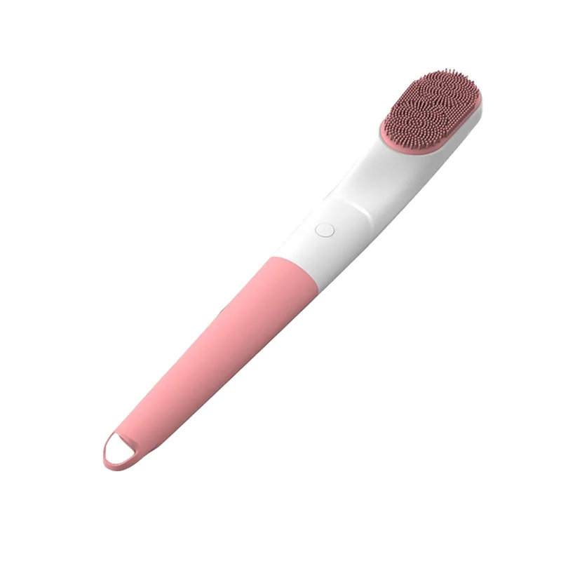 New electric scrubbing brush, long-handled silicone waterproof cleaning and massage automatic back scrubbing device