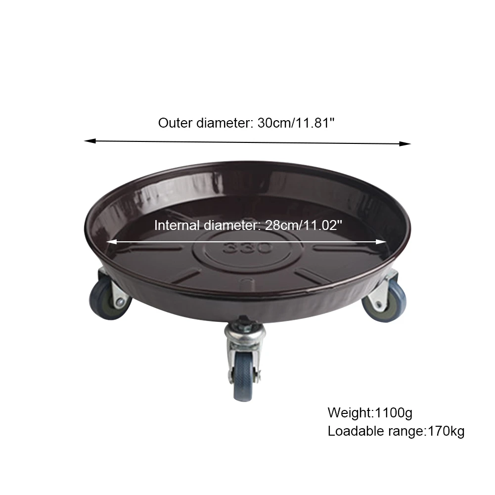 Doniczka na kwiaty taca z kółkami ciężki sadzarka kwiaty Pot Mover wózek podstawka na talerze uchwyt metalowy kwiat Pot Mover narzędzie ogrodowe