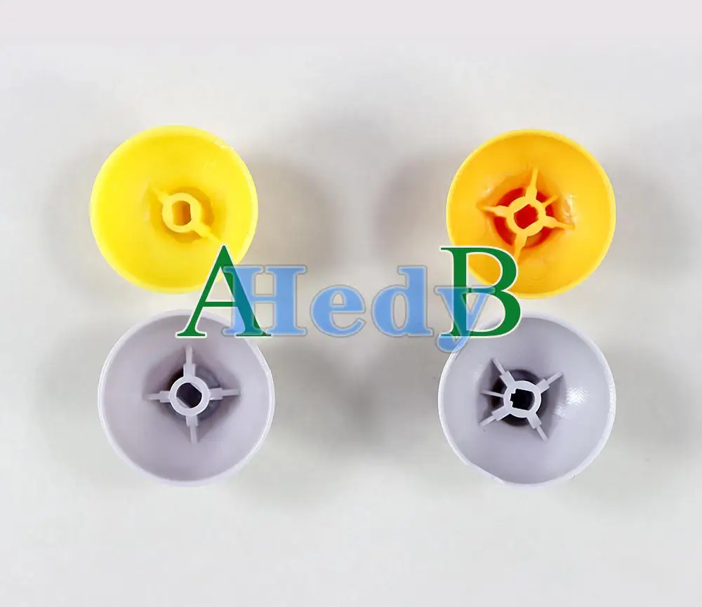 1 conjunto = 2 peças de tampas antiderrapantes para joystick analógico, para gamecube ncg controlador esquerda e direita l r