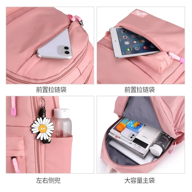 Orthopädische Schule Tasche Kind mit Räder Wasserdichte Primäre Student Rucksack Reise Bagpack für Teenager Mädchen Trolley Schulranzen