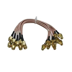 RG316 RP-SMA Male Jack to RP-SMA Female Plug Bulkhead Nut RF Coaxial Connector Pigtail Jumper Cable New 4inch~5M
