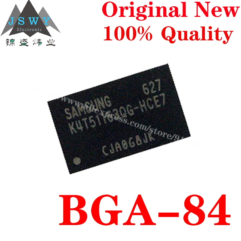 K4T51163QG-HCE7 BGA84 Semiconductor DDR2 Memory Chip IC Chip with the for module arduino Free Shipping K4T51163QG-HCE7