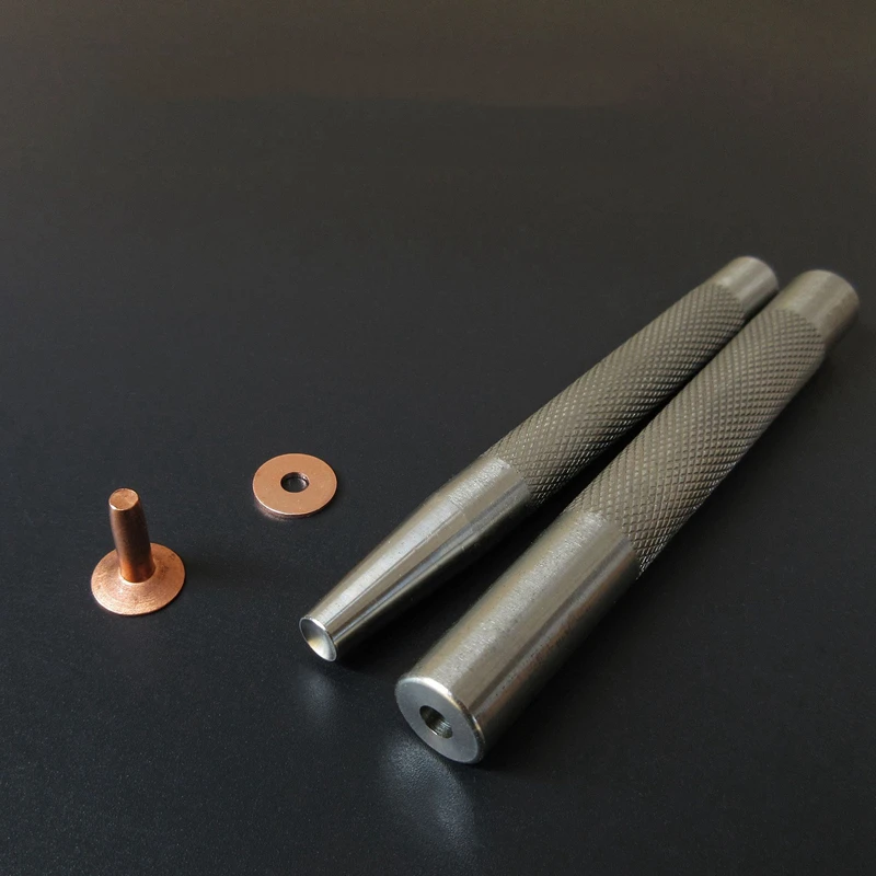 

Copper rivets mounting bar installation tool for Belt Install profession DIY Leather Craft Handmade Tools