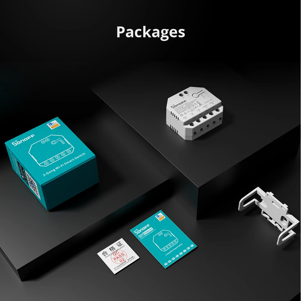 1-20 pz SONOFF DualR3 Lite interruttore WiFi modulo doppio relè MINI interruttore fai-da-te controllo bidirezionale remoto lavora con Alexa Google Home