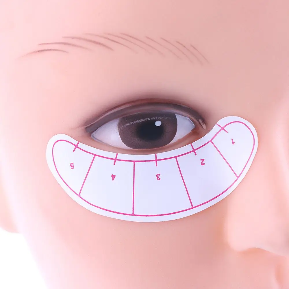 70 قطعة ماكياج التجميل المهنية تحت العين نصائح لاش تمديد تطعيم رمش مقياس وسادة التصحيح